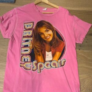Madeworn Unisex Hot Pink XL T-shirt Britney Spears